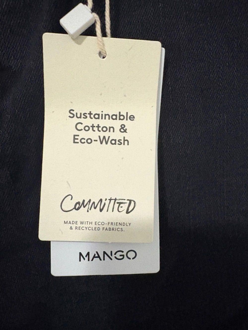 NWT Mango Black Slim Fit Jeans Rhinestone Side Stripe - size 6 - Picture 7 of 9